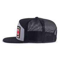 KAPPA SIG EMBLEM 7-Panel Flat Grey/Black - Tailgate Hats