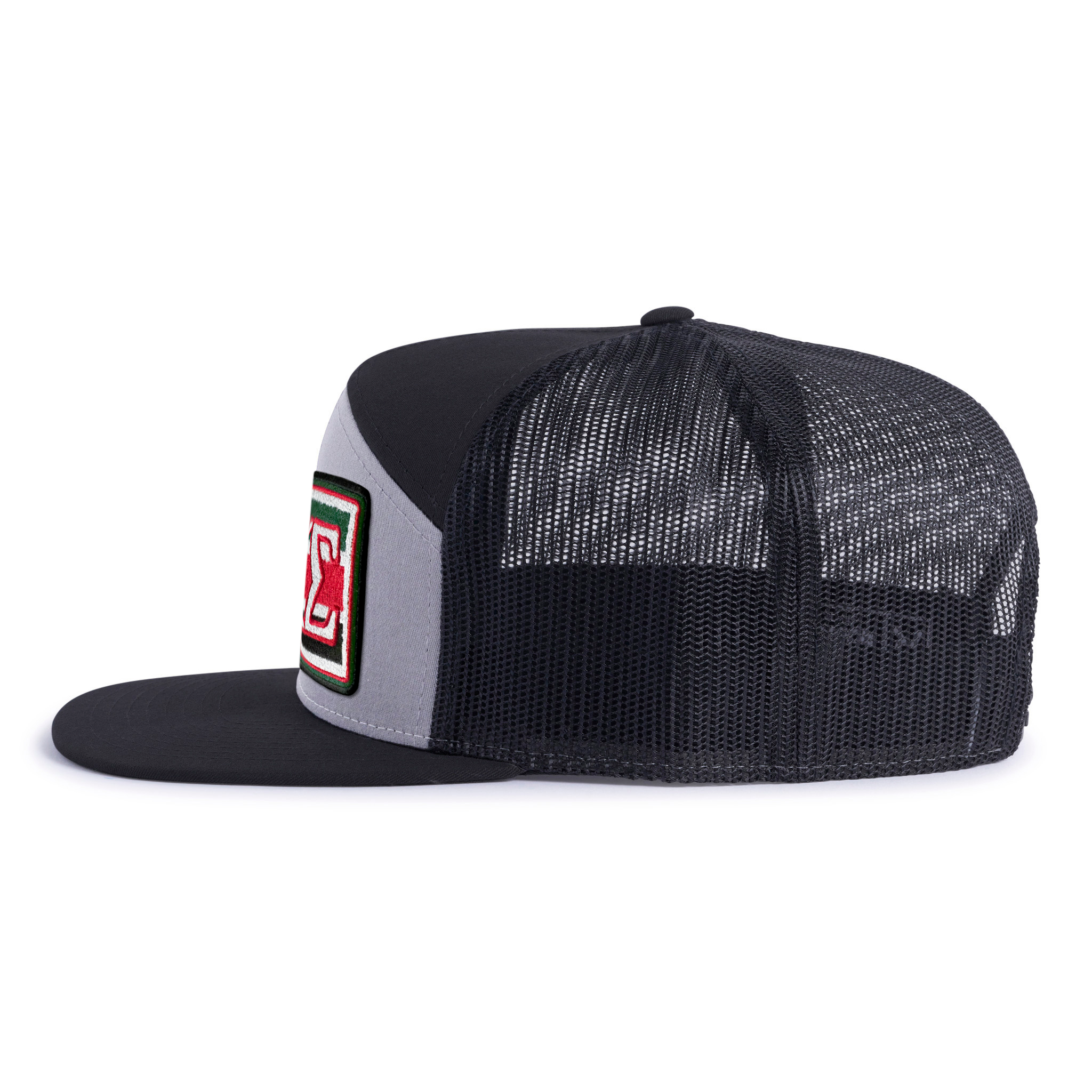 KAPPA SIG EMBLEM 7-Panel Flat Grey/Black - Tailgate Hats