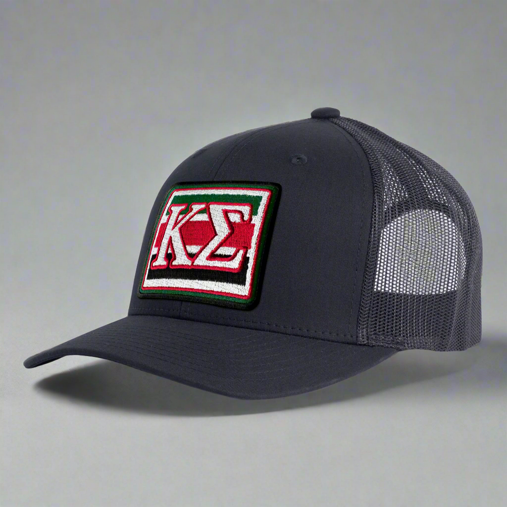 KAPPA SIGMA 6-Panel Frat Hat Black