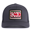 KAPPA SIG EMBLEM 6-Panel Curved Charcoal - Tailgate Hats