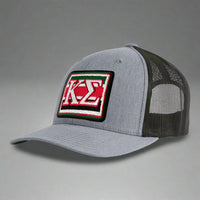 KAPPA SIGMA 6-Panel Frat Hat Grey