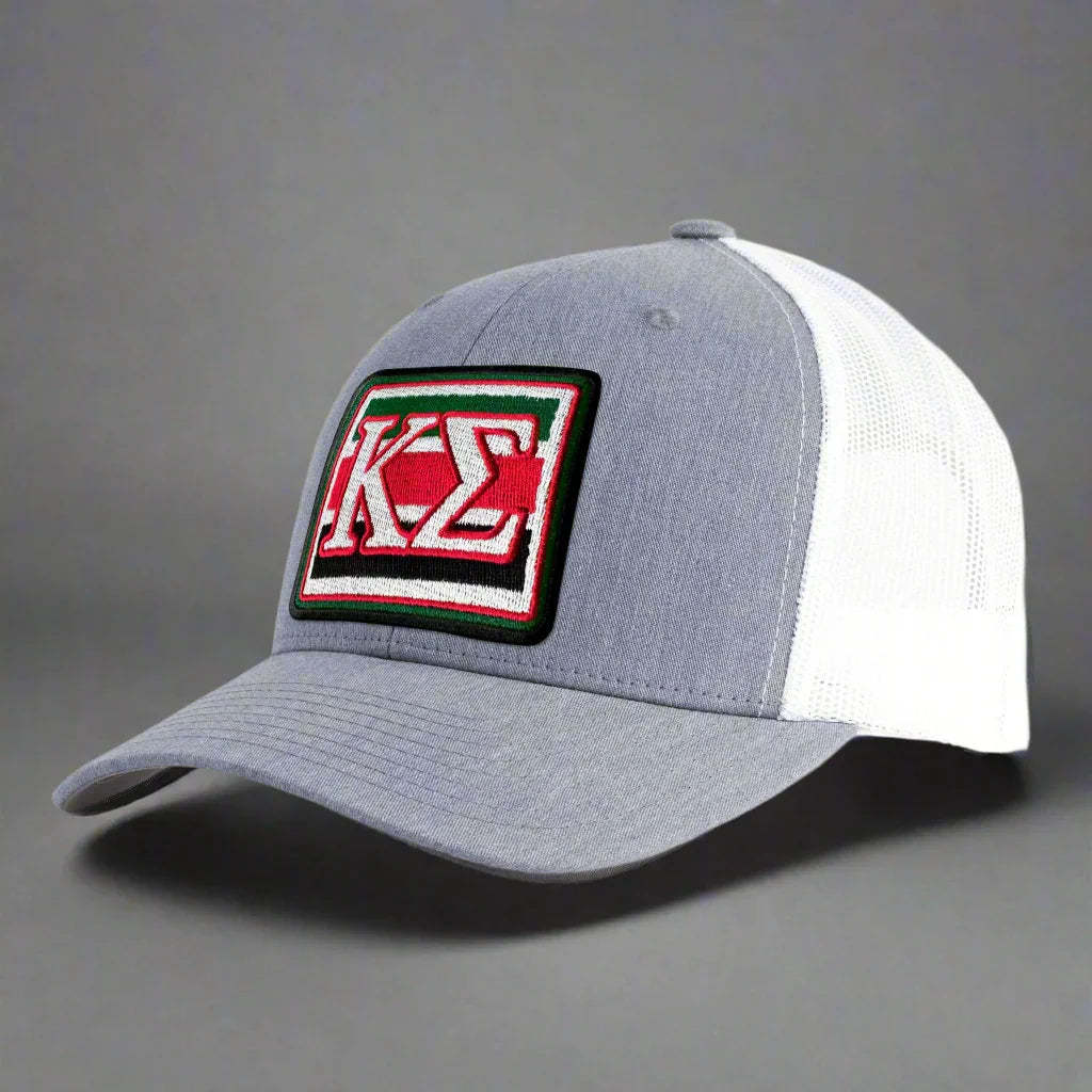 KAPPA SIGMA 6-Panel Frat Hat Grey