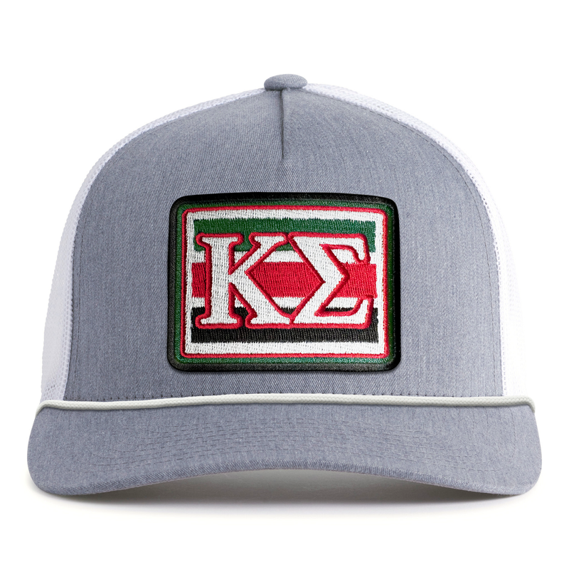 KAPPA SIGMA 5-Panel Rope Hat, Richardson 112 Grey