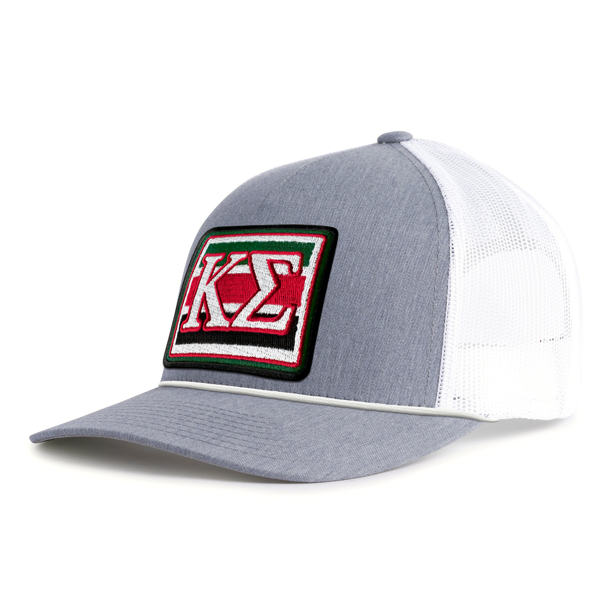 KAPPA SIGMA 5-Panel Rope Hat, Richardson 112 Grey