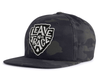 LEAVE NO TRACE 6-Panel Flat Camo Hat Black
