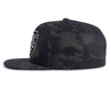 LEAVE NO TRACE 6-Panel Flat Camo Hat Black