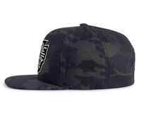 LEAVE NO TRACE 6-Panel Flat Camo Hat Black