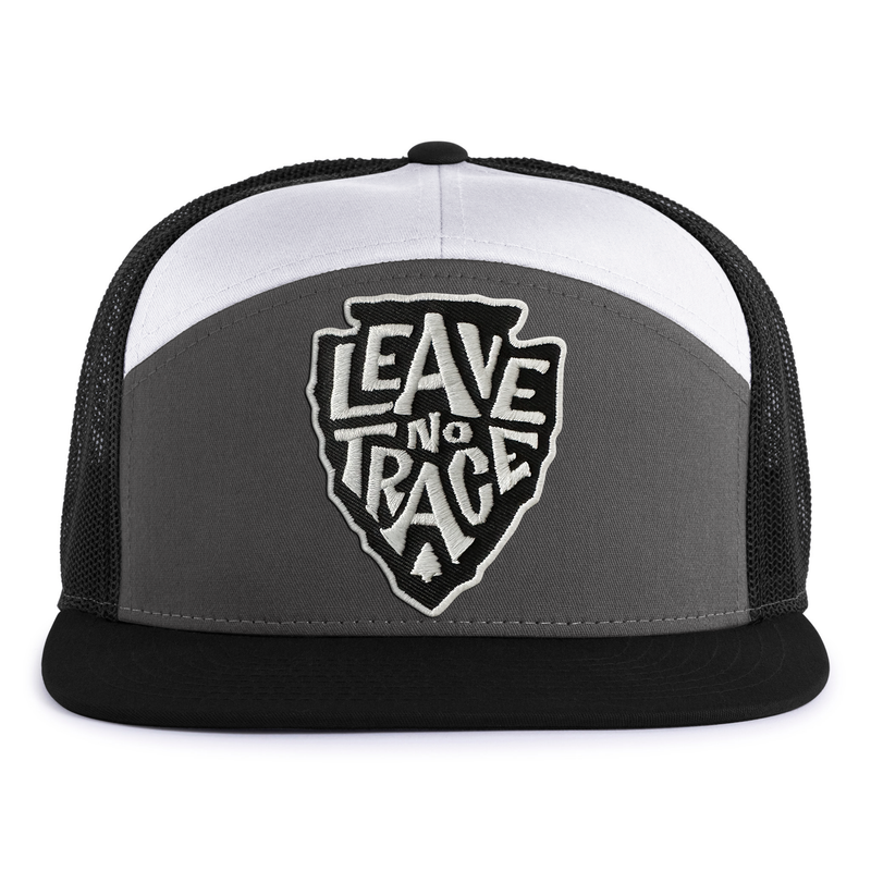 LEAVE NO TRACE 7-Panel Flat Snapback