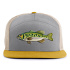 LARGEMOUTH BASS 7-Panel Flat Snapback