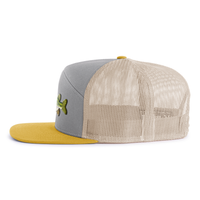 LARGEMOUTH BASS 7-Panel Flat Snapback