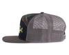 LARGEMOUTH BASS 7-Panel Flat Camo Hat, Richardson 168 Black