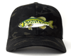 LARGEMOUTH BASS 6-Panel Camo Hat Black