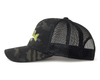 LARGEMOUTH BASS 6-Panel Camo Hat Black