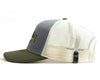 LARGEMOUTH BASS 6-Panel Curved Snapback, Richardson 112 Grey