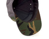 OREGON OUTLINE 7-Panel Flat Camo Strapback, Charcoal