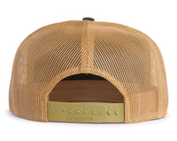 SASQUATCH 7-Panel Flat Bill Snapback, Richardson 168 Grey