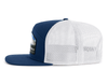 MOUNT RAINIER 7-Panel Flat Trucker, Richardson 168 Navy