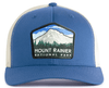 MOUNT RAINIER 6-Panel Low-Profile Trucker, Richardson 115 Blue