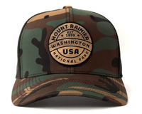 MOUNT RAINIER 6-Panel Curved Camo Hat