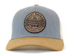 MOUNT RAINIER WOOD 6-Panel Curved Trucker, Richardson 112 Grey