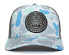MOUNT RAINIER 5-Panel Curved Camo Hat, Richardson 112 Grey