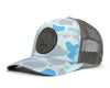MOUNT RAINIER 5-Panel Curved Camo Hat, Richardson 112 Grey