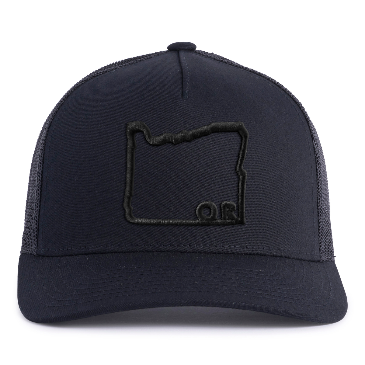 OREGON BLACKOUT 6-Panel Curved Snapback Black