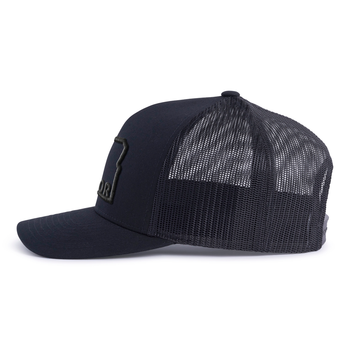 OREGON BLACKOUT 6-Panel Curved Snapback Black