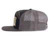 OREGON FIRS 7-Panel Flat Camo Hat, Richardson 168 Black