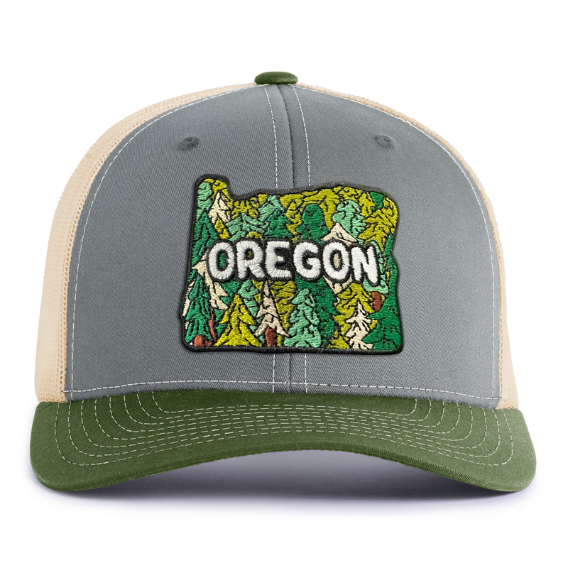 OREGON FOREST 6-Panel Snapback, Richardson 112