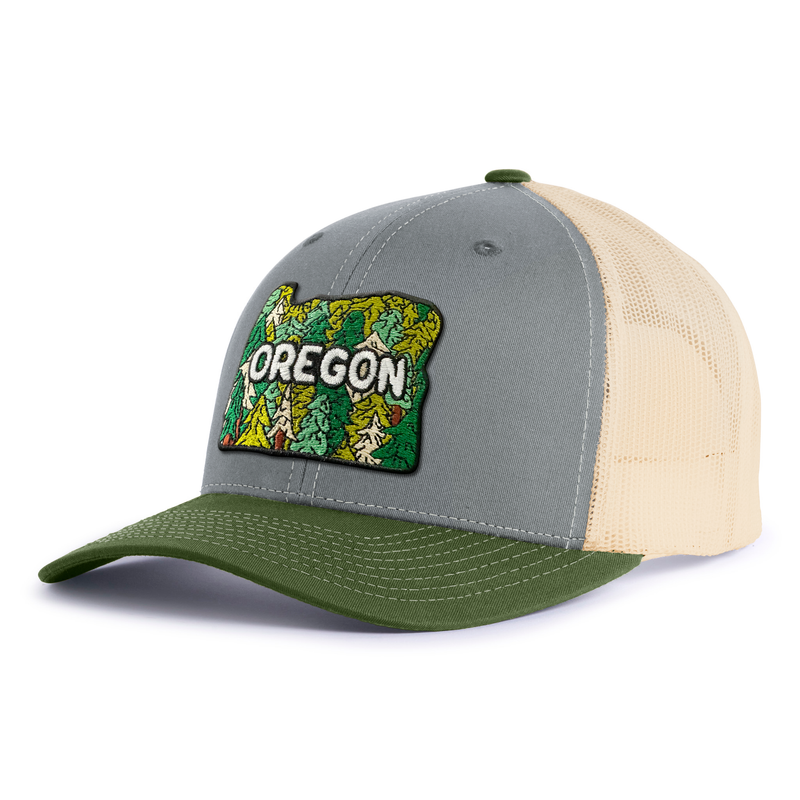 OREGON FOREST 6-Panel Low-Profile Snapback