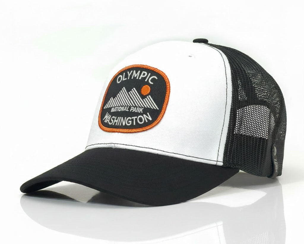 Olympic Black White Trucker – Richardson 112