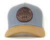 OLYMPIC WOOD 6-Panel Curved Snapback, Richardson 112 Grey