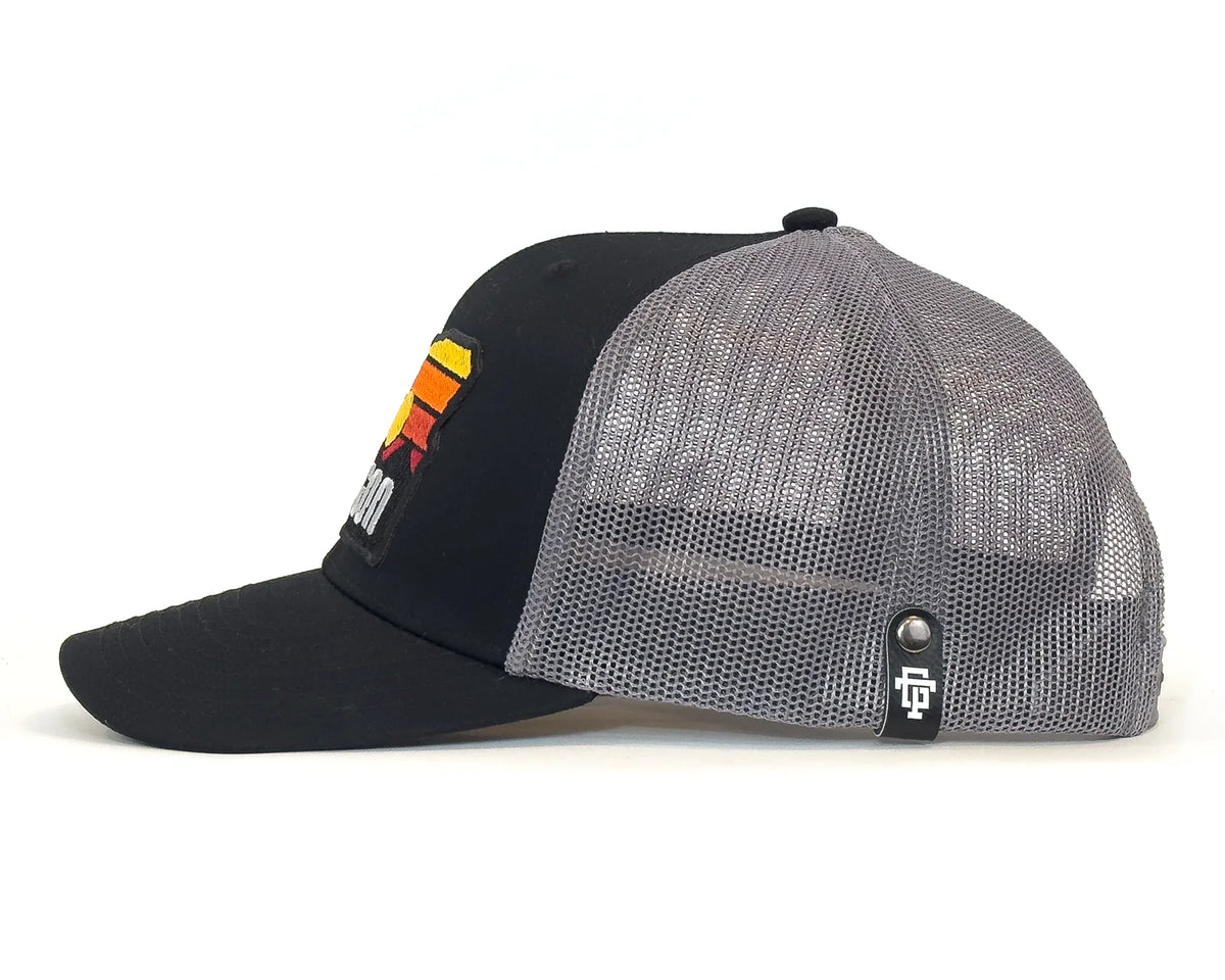 OREGON MTS 6 - Panel Snapback, Richardson 112 Black - Tailgate Hats
