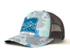 OREGON MTS. 5-Panel Curved Camo Hat, Richardson 112 Blue