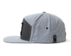 OREGON OUTLINE 7-Panel Flat Strapback, Grey