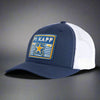 PI KAPPA PHI 6-Panel Curved Frat Hat Navy