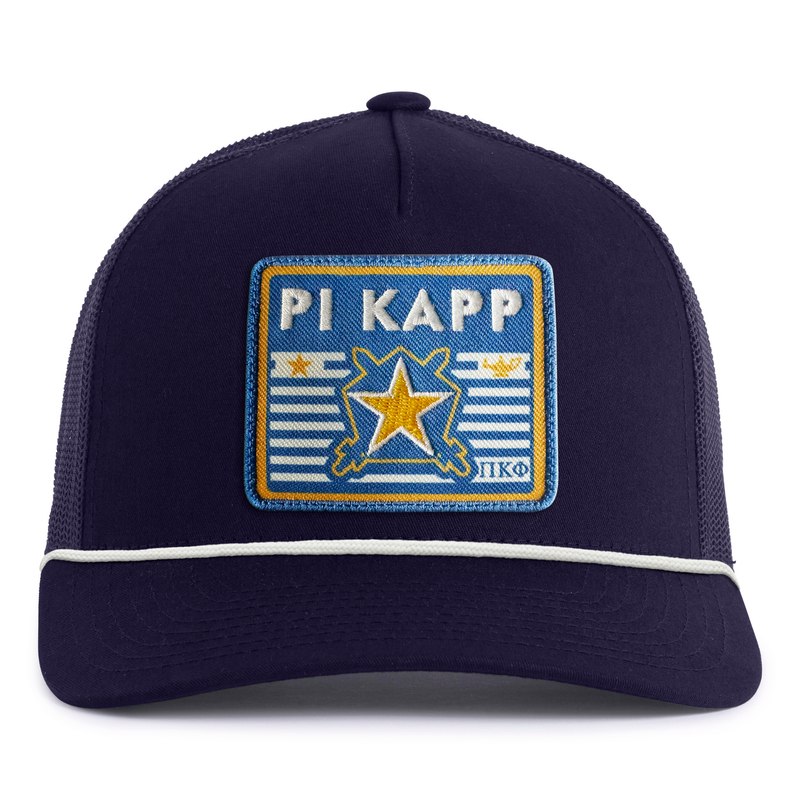 PI KAPPA PHI 5-Panel Curved Rope Hat