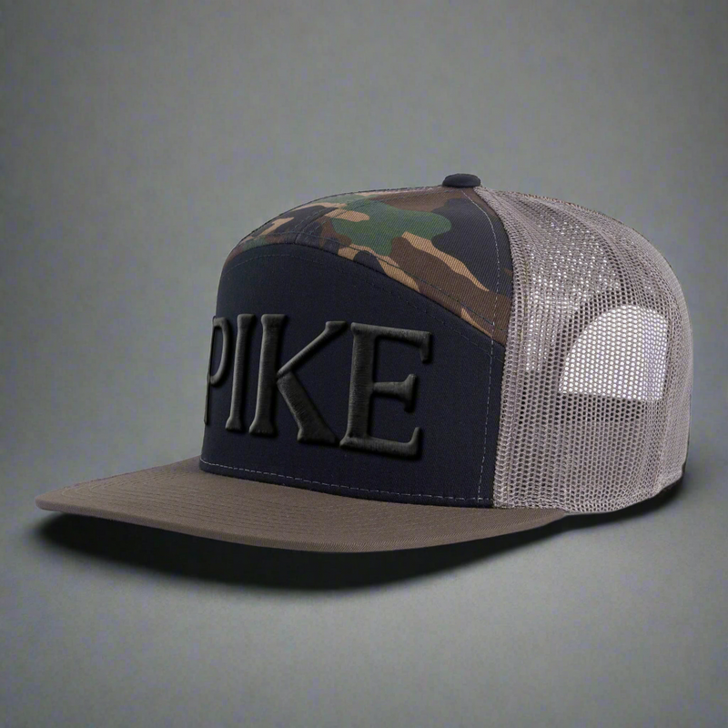 PI KAPPA ALPHA 7-Panel Flat Camo Hat