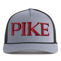 PI KAPPA ALPHA 5-Panel Rope Hat, Richardson 112 Grey
