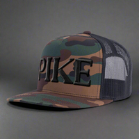 PI KAPPA ALPHA 5-Panel Flat Camo Hat Green