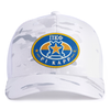 PI KAPP BADGE 6-Panel Curved White Camo - Tailgate Hats
