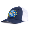 PI KAPP BADGE 6-Panel Curved Navy/White - Tailgate Hats
