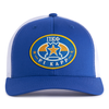 PI KAPP BADGE 6-Panel Curved Royal/White - Tailgate Hats