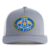 PI KAPP BADGE 5-Panel Curved Grey/White - Tailgate Hats