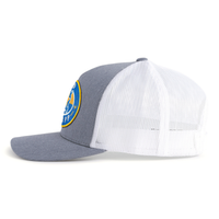 PI KAPP BADGE 5-Panel Curved Grey/White - Tailgate Hats