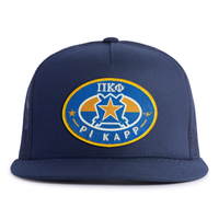 PI KAPPA PHI 5-Panel Flat Frat Hat Navy