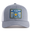 PI KAPPA PHI 6-Panel Curved Frat Hat Grey
