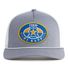PI KAPPA PHI 5-Panel Curved Rope Hat, Richardson 112 Grey