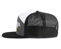 PNW BEAR 7-Panel Flat Bill Snapback, Richardson 168 Black